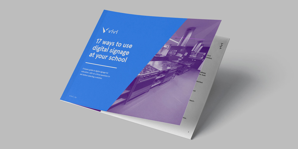 17 ways to use digital signage at your school ebook