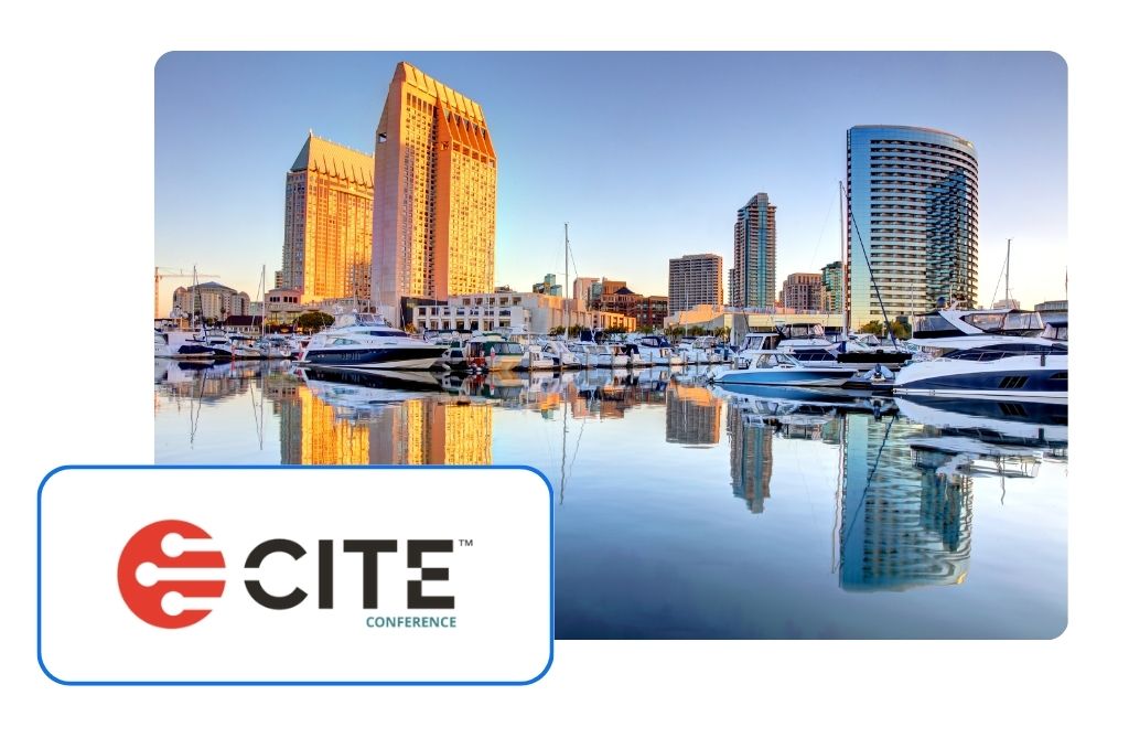 see you in san diego for the cite conference View of the Manchester Grant Hyatt in San Diego as seen from the water.