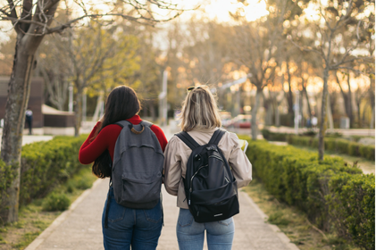 College Campus Stock Photo